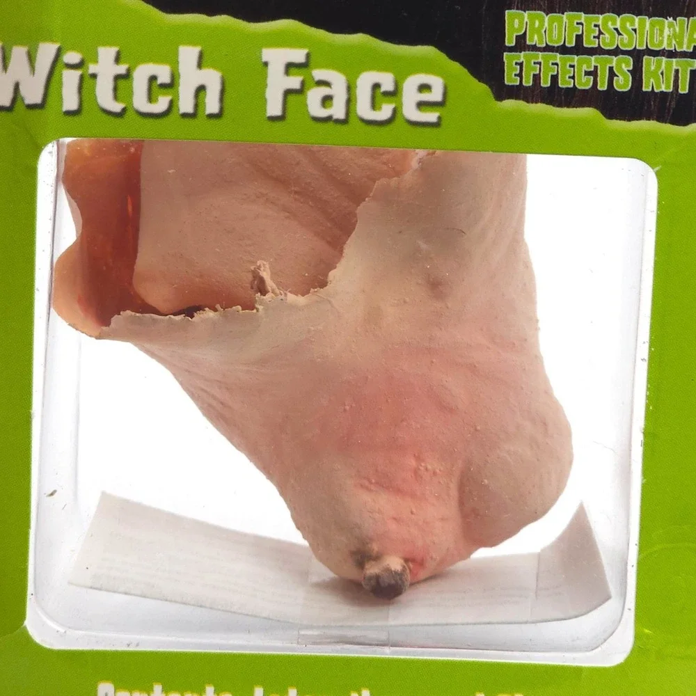 Vtg Don Post Studios Altered Ego Witch Face Latex Nose Chin Prosthetic SFX New